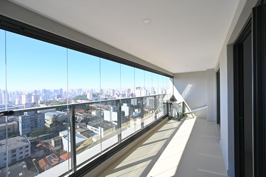 Varanda de kitnet/studio à venda com 1 quarto, 47m² em Vila Clementino, São Paulo