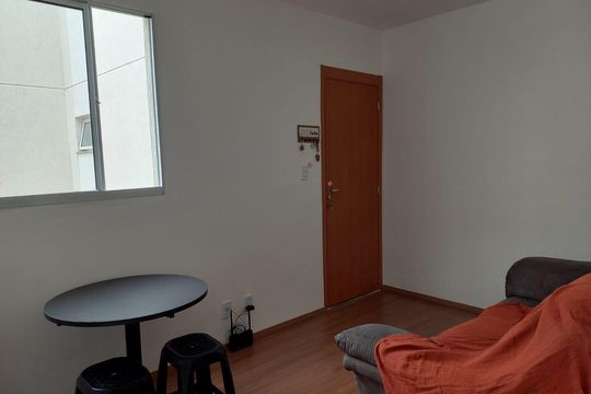 Sala de apartamento para alugar com 2 quartos, 42m² em (l-11), Ribeirão Preto