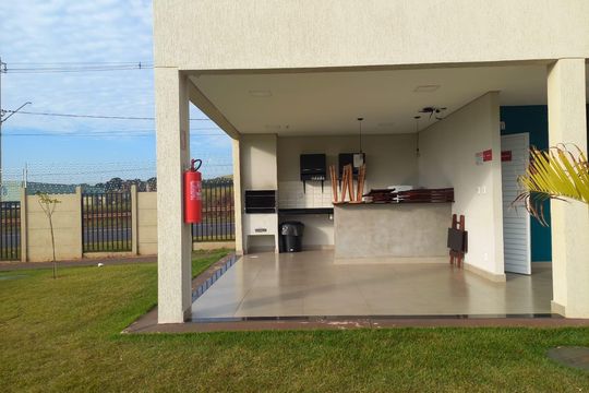 Área comum - Churrasqueira de apartamento para alugar com 2 quartos, 42m² em (l-11), Ribeirão Preto
