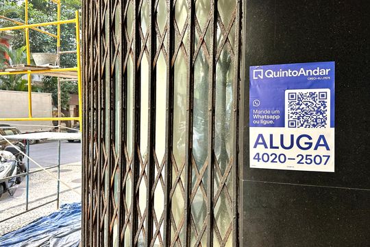 Placa de apartamento para alugar com 3 quartos, 95m² em Copacabana, Rio de Janeiro