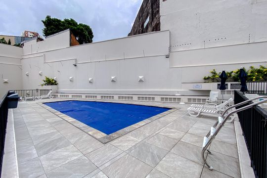 Área comum de apartamento para alugar com 1 quarto, 65m² em Vila Bertioga, São Paulo