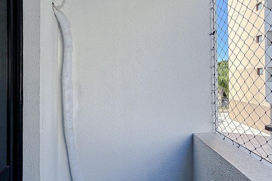 Varanda da sala de apartamento para alugar com 1 quarto, 65m² em Vila Bertioga, São Paulo