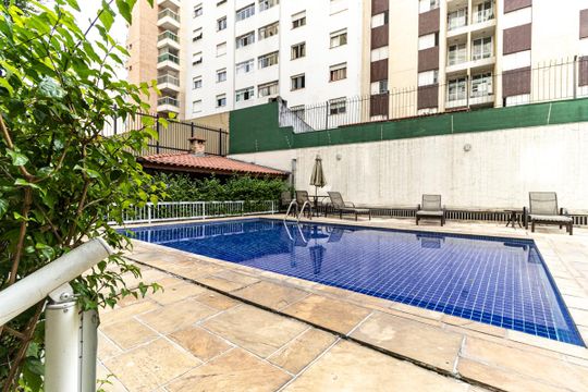 Piscina de apartamento à venda com 2 quartos, 61m² em Santa Cecilia, São Paulo