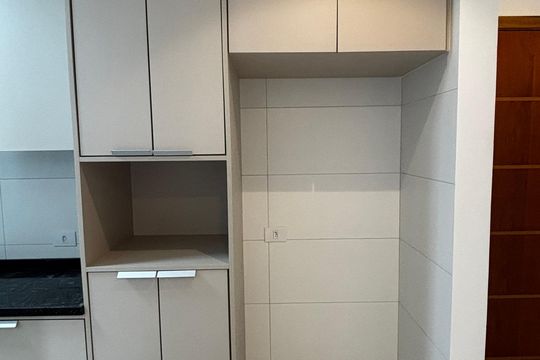 Cozinha de apartamento para alugar com 2 quartos, 48m² em Vila Alice, Santo André