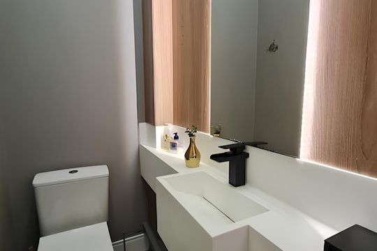 Banheiro de apartamento para alugar com 2 quartos, 107m² em João Paulo, Florianópolis