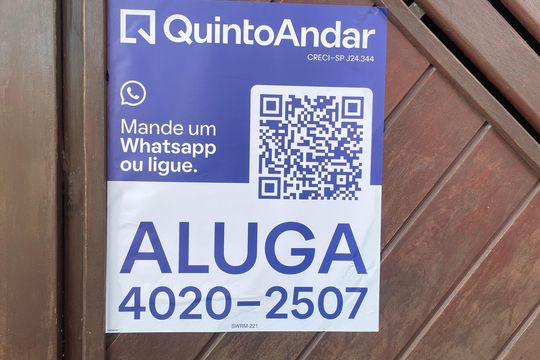 Placa SWRM 221 de casa para alugar com 3 quartos, 84m² em Aricanduva, São Paulo