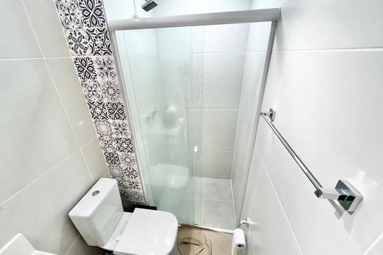 Banheiro de apartamento à venda com 2 quartos, 50m² em Vila Dom Pedro Ii, São Paulo