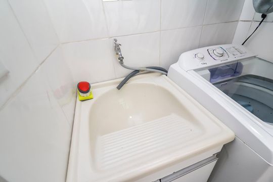Área de Serviço de apartamento à venda com 2 quartos, 48m² em Conjunto Residencial José Bonifácio, São Paulo