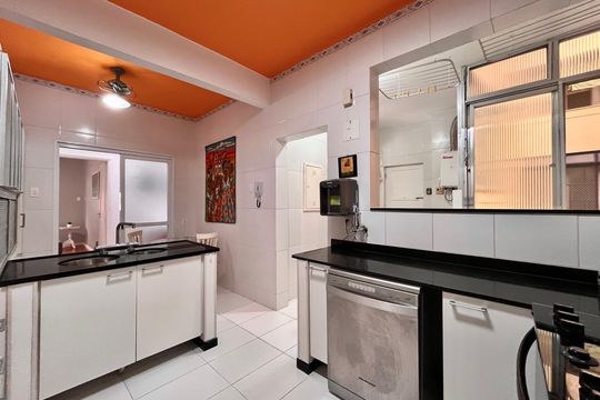 Cozinha de apartamento para alugar com 3 quartos, 301m² em Copacabana, Rio de Janeiro