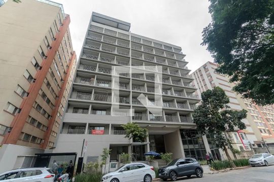Fachada de apartamento à venda com 1 quarto, 22m² em Bela Vista, São Paulo