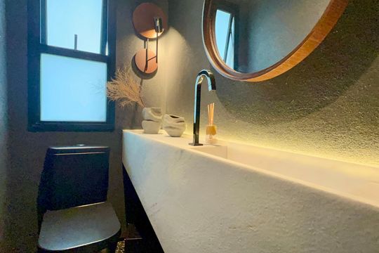Lavabo de apartamento para alugar com 1 quarto, 157m² em Sumaré, São Paulo