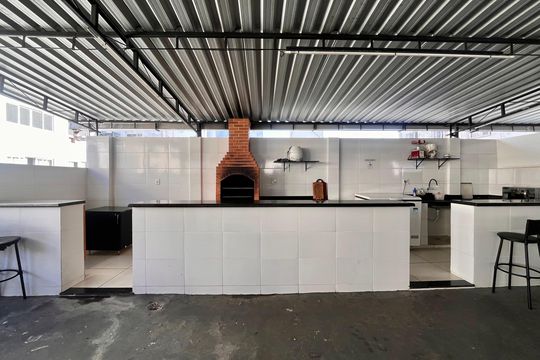Área comum - Churrasqueira de apartamento à venda com 3 quartos, 121m² em Copacabana, Rio de Janeiro