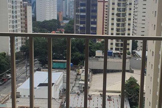Varanda de kitnet/studio para alugar com 1 quarto, 24m² em Vila Olímpia, São Paulo