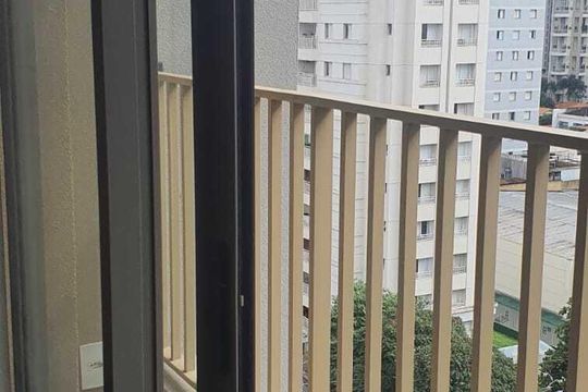 Varanda de kitnet/studio para alugar com 1 quarto, 24m² em Vila Olímpia, São Paulo
