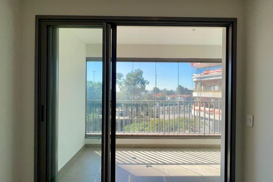 Varanda da sala de apartamento para alugar com 1 quarto, 37m² em Pinheiros, São Paulo