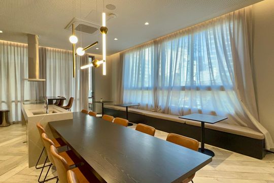 Área externa de apartamento para alugar com 1 quarto, 43m² em Pinheiros, São Paulo
