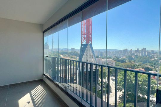Varanda de apartamento para alugar com 1 quarto, 43m² em Pinheiros, São Paulo
