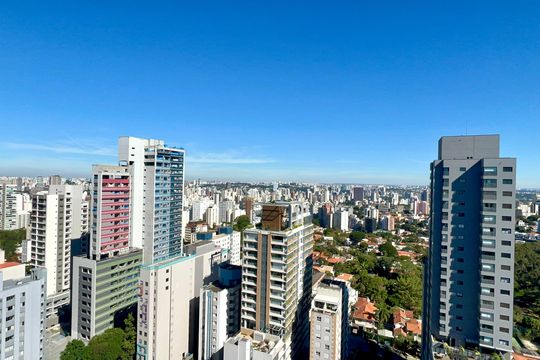 Vista da Varanda de apartamento para alugar com 2 quartos, 58m² em Pinheiros, São Paulo