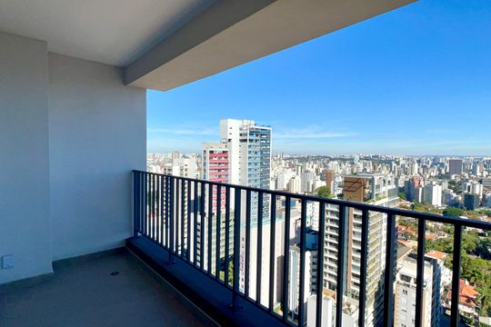 Varanda de apartamento para alugar com 2 quartos, 58m² em Pinheiros, São Paulo