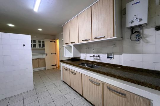 Cozinha de apartamento à venda com 4 quartos, 200m² em Copacabana, Rio de Janeiro