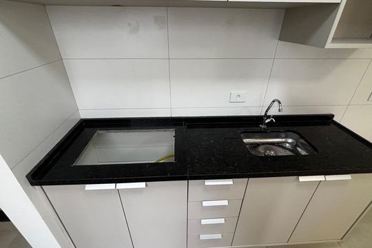 Cozinha de apartamento para alugar com 2 quartos, 85m² em Vila Alice, Santo André
