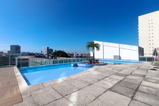 Piscina de apartamento para alugar com 1 quarto, 49m² em Centro, Nova Iguaçu
