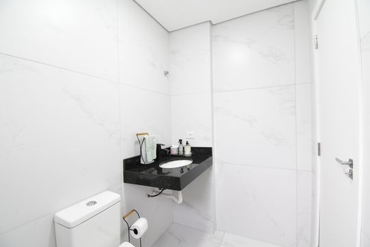 Banheiro 2 de casa à venda com 3 quartos, 100m² em Bairro Alto, Curitiba
