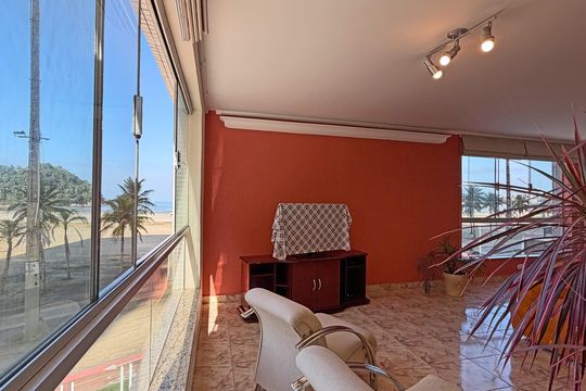 Sala de apartamento para alugar com 3 quartos, 212m² em José Menino, Santos