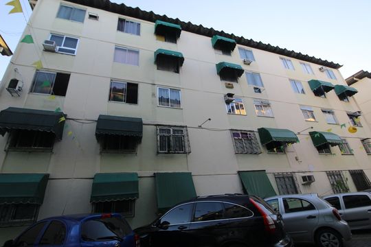 Fachada de apartamento para alugar com 1 quarto, 350m² em Taquara, Rio de Janeiro