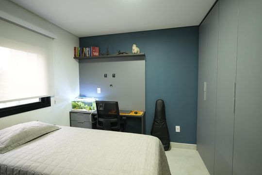 Quarto Suite 2 de apartamento à venda com 3 quartos, 125m² em Vila Santa Teresa, Santo André