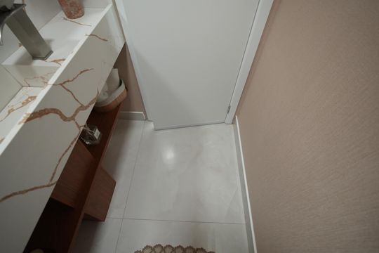 Lavabo de apartamento à venda com 3 quartos, 125m² em Vila Santa Teresa, Santo André