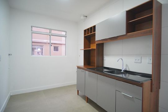 Cozinha de apartamento à venda com 2 quartos, 44m² em São Miguel, São Leopoldo