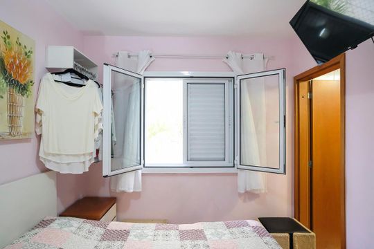 Suíte de apartamento à venda com 2 quartos, 61m² em Barcelona, São Caetano do Sul
