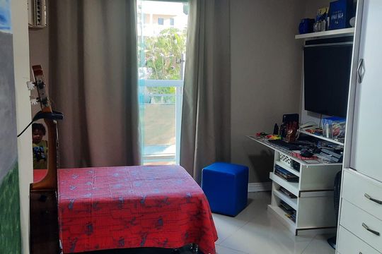 Quarto de casa de condomínio à venda com 3 quartos, 210m² em Jacarepaguá, Rio de Janeiro