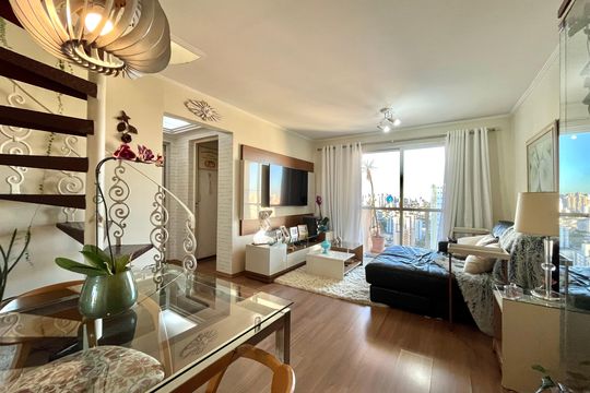 Sala de apartamento à venda com 2 quartos, 118m² em Vila da Saúde, São Paulo