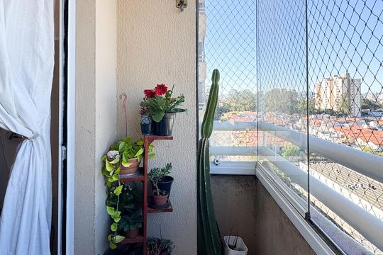 Sacada de apartamento à venda com 2 quartos, 54m² em Conjunto Residencial Pombeva, São Bernardo do Campo