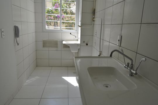 Cozinha de apartamento à venda com 1 quarto, 42m² em Bonsucesso, Rio de Janeiro