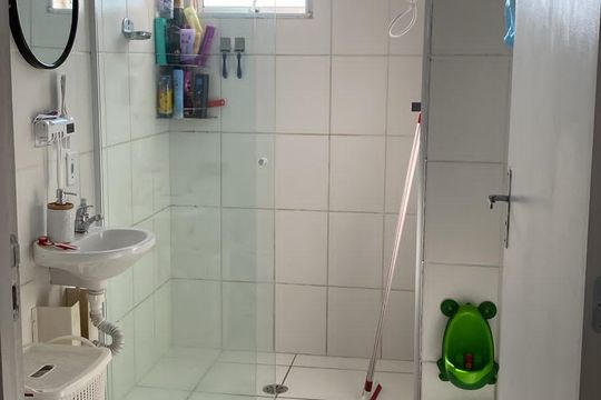 Banheiro de apartamento à venda com 2 quartos, 44m² em Jardim Vergueiro, São Paulo