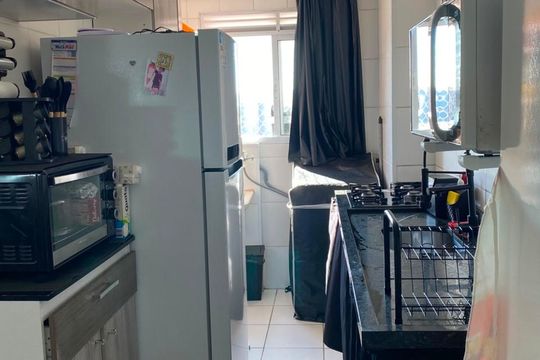 Cozinha de apartamento à venda com 2 quartos, 44m² em Jardim Vergueiro, São Paulo