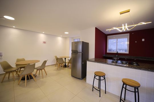 Área comum - Churrasqueira de apartamento para alugar com 2 quartos, 36m² em Vila Ré, São Paulo