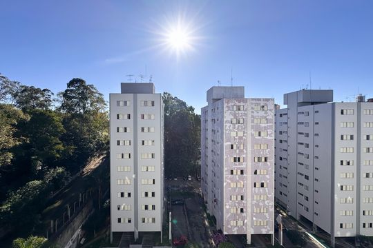 Vista do Quarto 1 de apartamento para alugar com 2 quartos, 59m² em Demarchi, São Bernardo do Campo