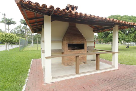 Área comum - Churrasqueira de casa de condomínio para alugar com 4 quartos, 200m² em Bosque do Peró, Cabo Frio