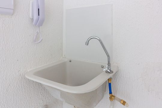 Cozinha e Área de Serviço de apartamento para alugar com 2 quartos, 35m² em Parque Novo Mundo, São Paulo