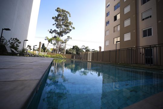 Área comum - Piscina de apartamento para alugar com 1 quarto, 33m² em Jardim America da Penha, São Paulo