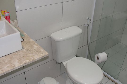Banheiro de apartamento para alugar com 2 quartos, 120m² em Sampaio, Rio de Janeiro