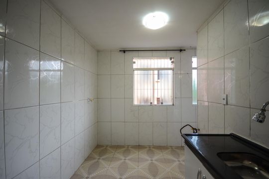 Cozinha de apartamento à venda com 2 quartos, 50m² em Parque Nações Unidas, São Paulo