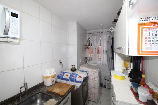Cozinha / Área de Serviço de apartamento à venda com 2 quartos, 50m² em Vila Curuçá Velha, São Paulo