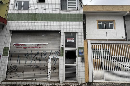 Fachada de apartamento para alugar com 1 quarto, 35m² em Centro, Santo André
