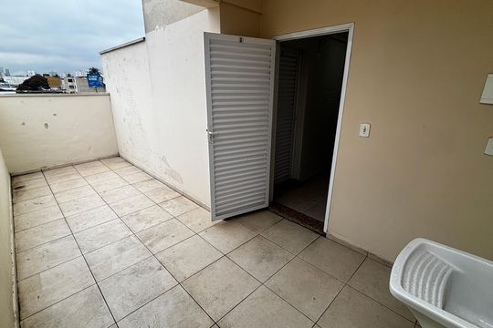 Área de Serviço de apartamento para alugar com 1 quarto, 35m² em Centro, Santo André