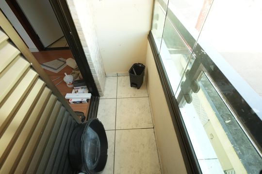 Sacada de apartamento à venda com 2 quartos, 56m² em Parque Marajoara, Santo André